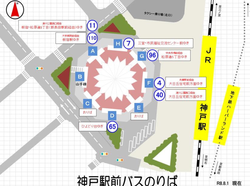 神戸駅前 | 神戸市交通局